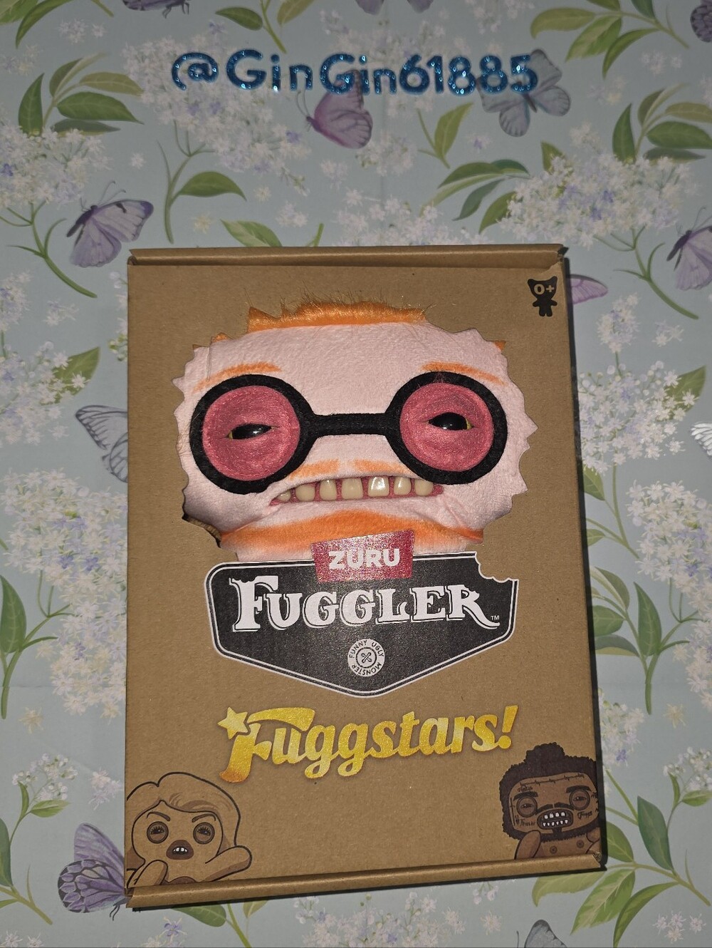 NIB Ed Sheeran parody plush from the Zuru Fuggler "Fuggstars!" collection